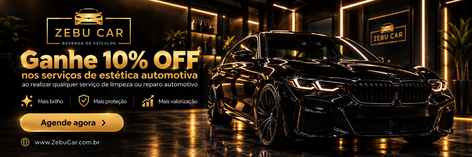 Ganhe 10% OFF nos serviços de estética automotiva